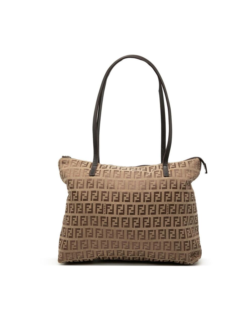 Fendi Zucchino Canvas Tote Pre-Loved #373437F46B